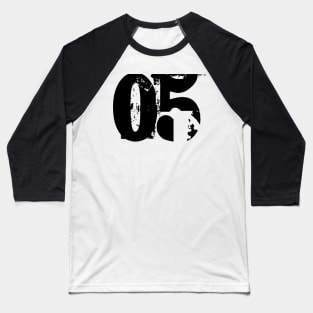 05 number Baseball T-Shirt